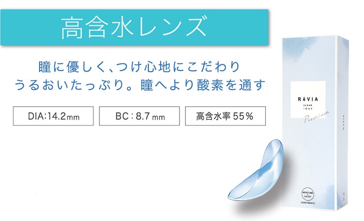 高含水レンズ・低含水レンズ