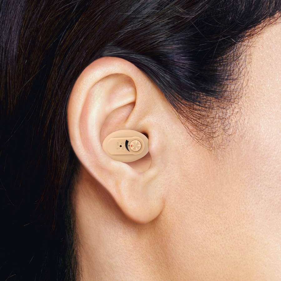☆美品 ニコン耳あな型補聴器 NEF-05 両耳用 動作確認済 取扱説明書